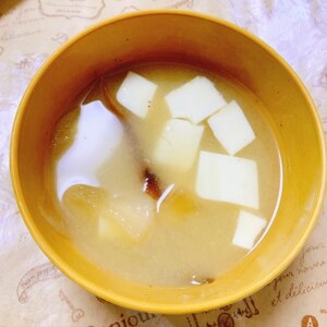木綿豆腐＊素麺＊土生姜のお味噌汁